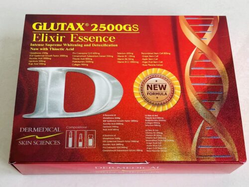 GLUTAX 2500GS ELIXIR ESSENCE 36PCS/BOX , ITALY - Image 2