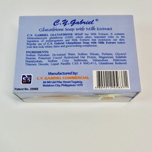 GLUTATHIONE SOAP WITH MILK EXTRACT BY CY GABRIEL - Image 3