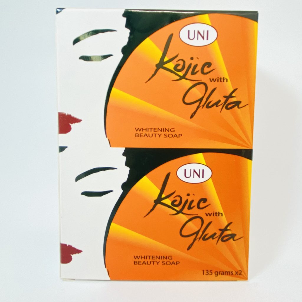 KOJIC W/ GLUTATHIONE WHITENING BEAUTY SOAP 2x 135g (270grams ...