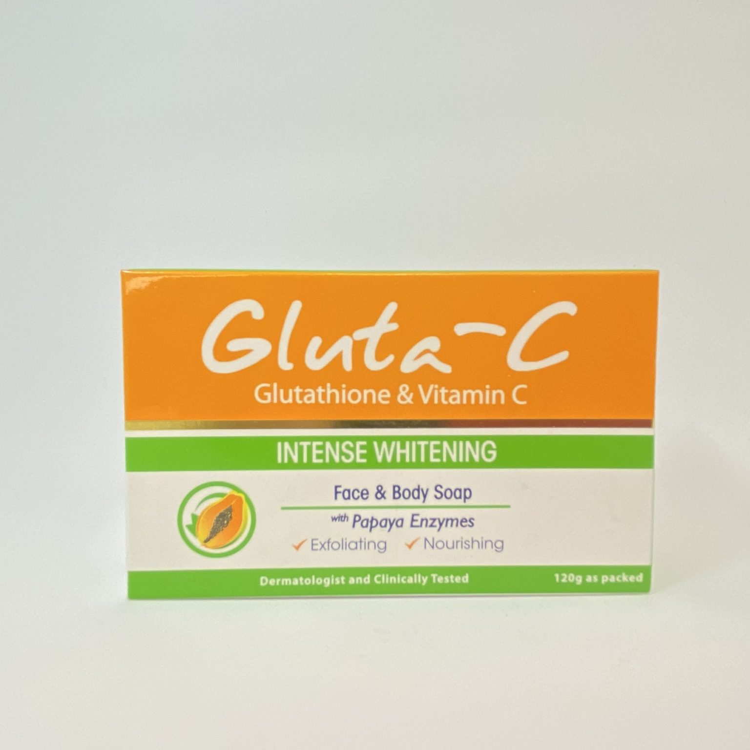 GLUTA-C GLUTATHIONE & VITAMINC SOAP (INTENSE WHITENING) 120grams ...