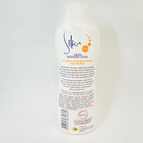 SILKA SKIN WHITENING LOTION w/ SHEA BUTTER 200ml (SPF 23) - Image 3