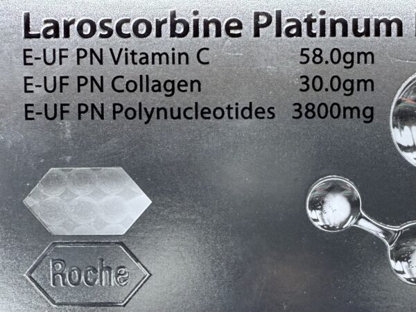 Laroscorbine Platinum E UF PN (Vitamin C 58g & Collagen 30g Injection) 12 ampoules