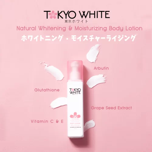 Tokyo White Natural Whitening & Moisturizing Body Lotion 250ml - Image 2