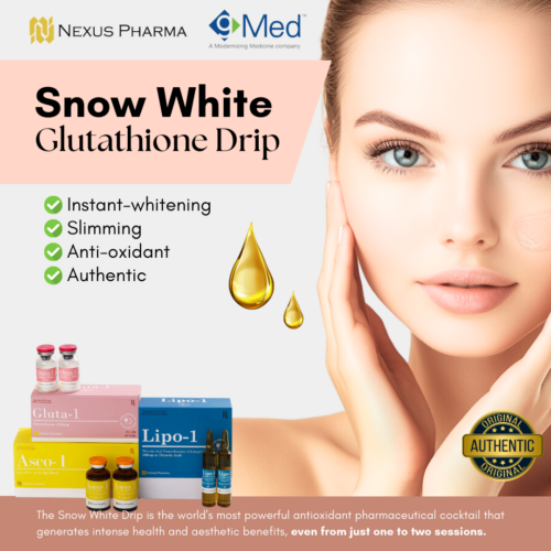 SNOW WHITE TRIO KOREAN DRIP GLUTATHIONE