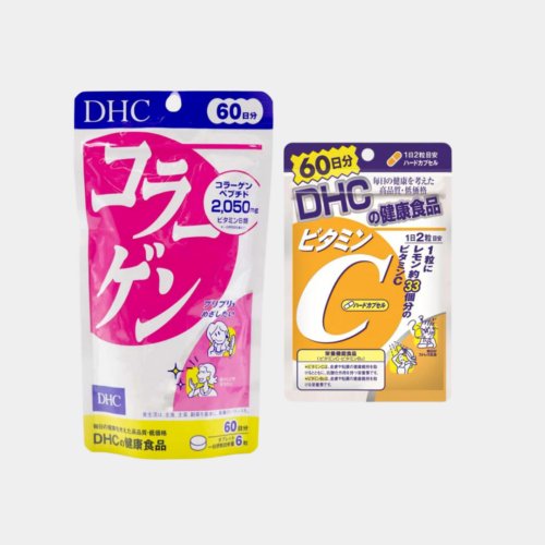 FOR WHITENING & ANTI-AGING / COLLAGEN & VITAMIN C CAPSULE / MADE IN JAPAN 60 DAYS