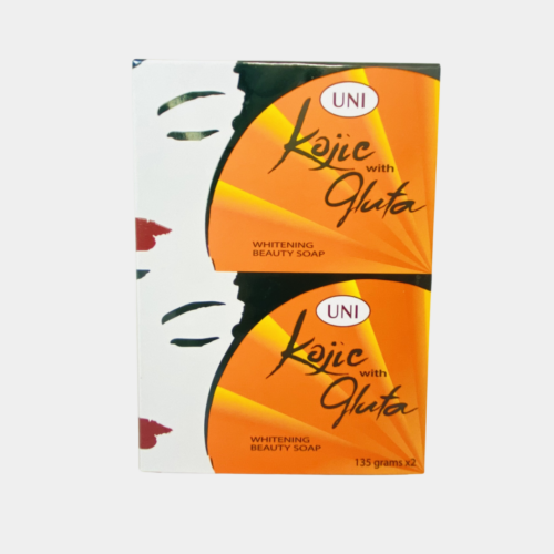 KOJIC W/ GLUTATHIONE WHITENING BEAUTY SOAP 2x 135g (270grams)