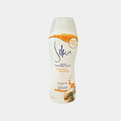 SILKA SKIN WHITENING LOTION w/ SHEA BUTTER 200ml (SPF 23)